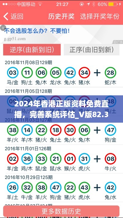 2024年香港正版资料免费直播，完善系统评估_V版82.37.57