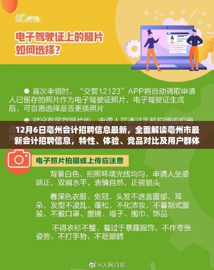 12月6日亳州会计招聘信息全面解析，特性、体验、竞品对比及用户群体深度分析