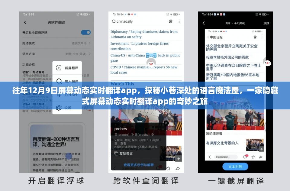 探秘隐藏式屏幕动态实时翻译APP，奇妙之旅之语言魔法屋揭秘