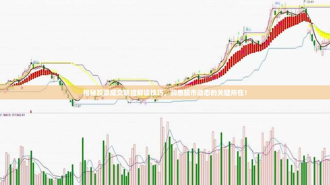 揭秘股票成交明细解读技巧，洞悉股市动态的关键所在！